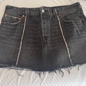 Levi Black Denim Skirt